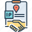 ip agreement, partnership, contract, deal, handshake, agreement, legal paper 