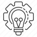 bulb, business, cog, concept, creative, creativity, wheel