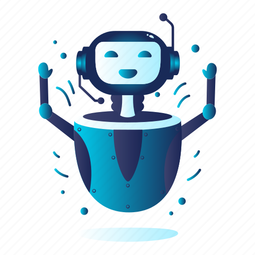 Chatbot splash, celebration, chatting, contact, speak, notification, fintech icon - Download on Iconfinder