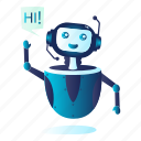 visitor popup, hi, greeting, welcome message, messaging apps, customer engagement, social bot, software bot
