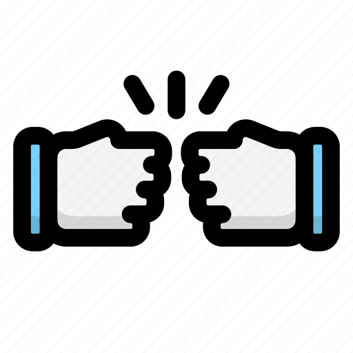 Fists, greeting, punch, rock paper scissors, greet, cheer, fist bump icon - Download on Iconfinder