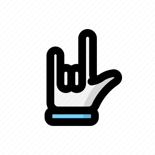 Horns, rock n roll, sign, cool, rock'n'roll, heavy metal, rock on icon - Download on Iconfinder