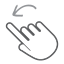finger, gesture, hand, interactive, left, scroll, swipe 