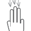 down, finger, gesture, hand, interactive, scroll, swipe 