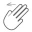 finger, gesture, hand, interactive, left, scroll, swipe 