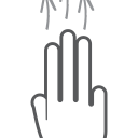 finger, gesture, hand, interactive, scroll, swipe, up