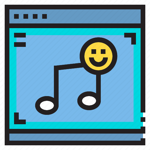 Interface, music, smile, computer icon - Download on Iconfinder