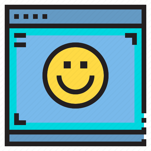 Interface, smile, computer, data icon - Download on Iconfinder
