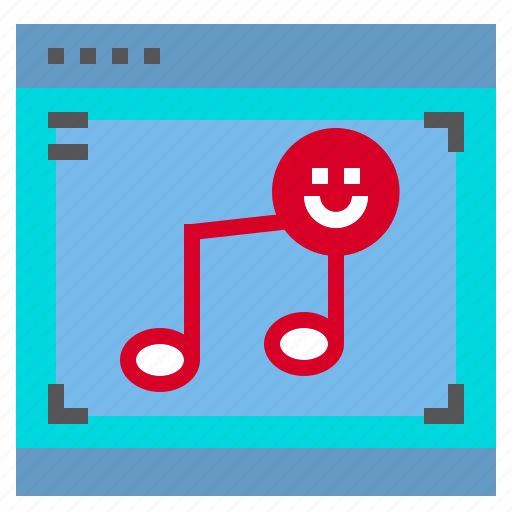 Interface, music, smile, computer, data icon - Download on Iconfinder
