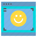interface, smile, computer, screen