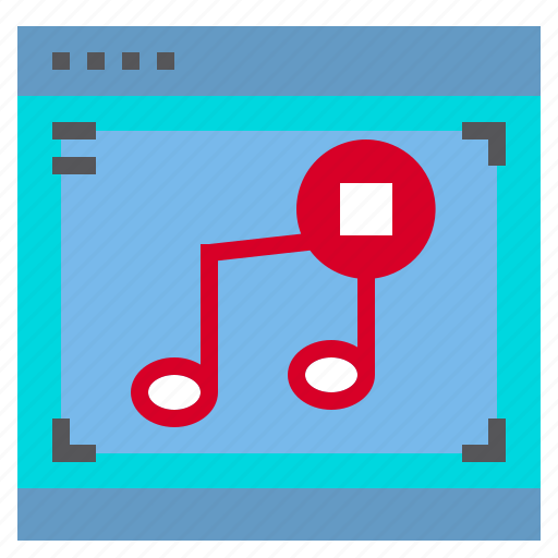 Interface, music, stop, computer icon - Download on Iconfinder