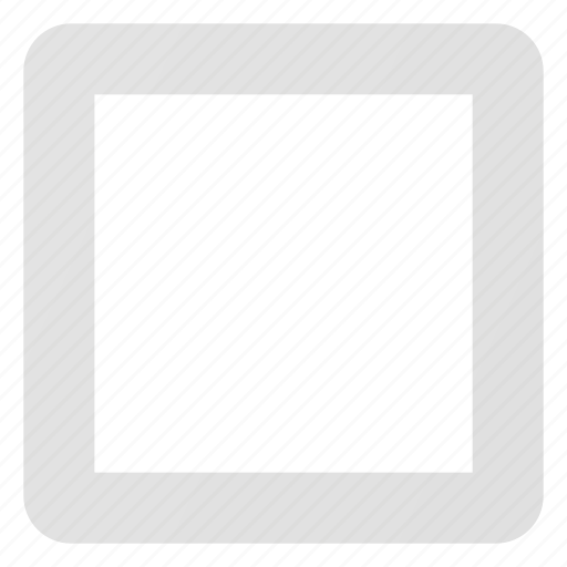 Blank, checkbox, empty, interface, rectangle icon - Download on Iconfinder