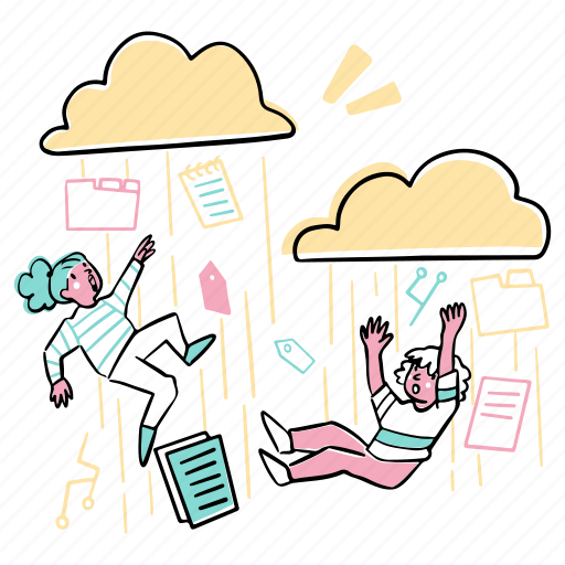 Data, cloud, storage illustration - Download on Iconfinder