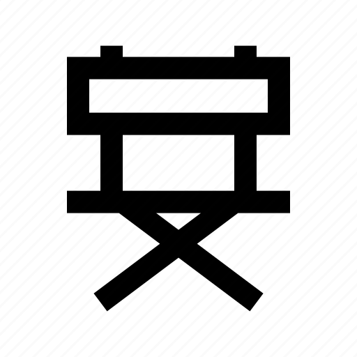 Chair, director, film, gui, movie, web icon - Download on Iconfinder