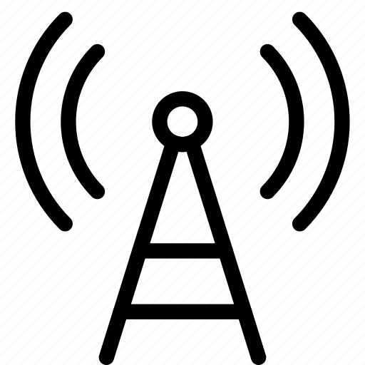 Antenna, broadcast, signal, tower, transmit, wifi, wireless icon - Download on Iconfinder