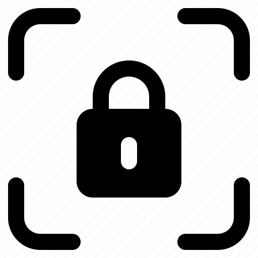 Scan, padlock, digital, security, lock icon - Download on Iconfinder