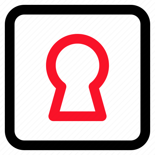 Keyhole, privacy, block, padlock, security icon - Download on Iconfinder