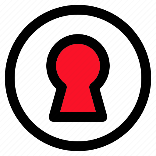 Keyhole, privacy, block, padlock, security icon - Download on Iconfinder