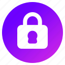 lock, password, padlock, caps, security