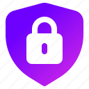 shield, padlock, security, secure, lock