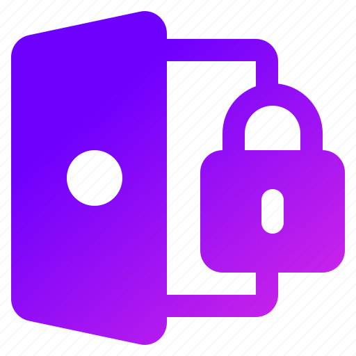 Lock, door, smart, access, password icon - Download on Iconfinder