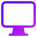 monitor, computer, screen, television, technology