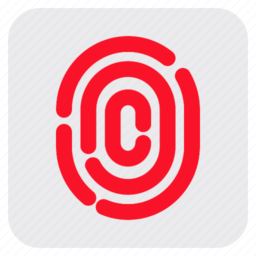 Fingerprint, identification, evidence, detective, touch, id icon - Download on Iconfinder
