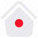 home, button, house, housing, real, estate