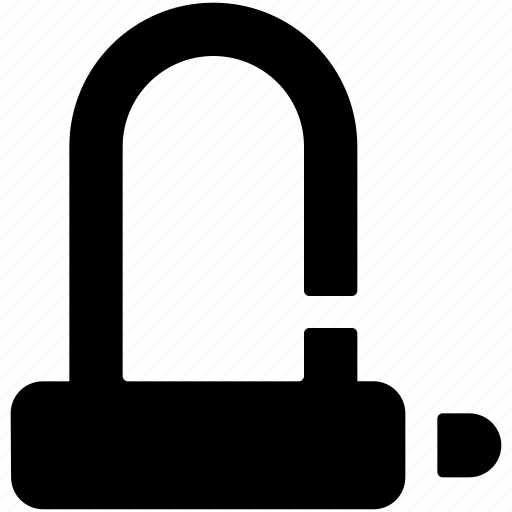 Lock, secure, kryptonite, u, security, locked, bike icon - Download on Iconfinder