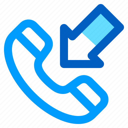 Incoming, call, comunications, telephone icon - Download on Iconfinder