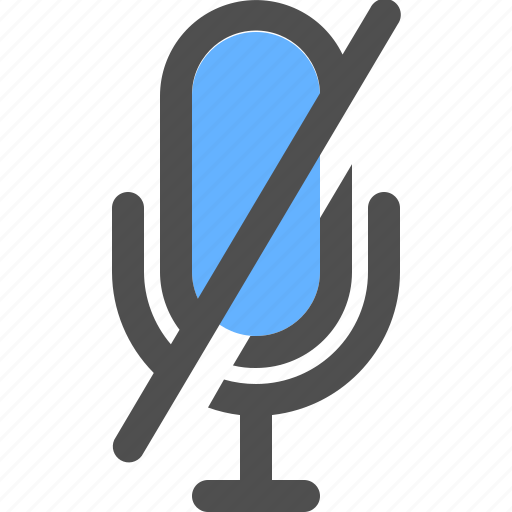 Mute, audio, mic, microphone, volume icon - Download on Iconfinder