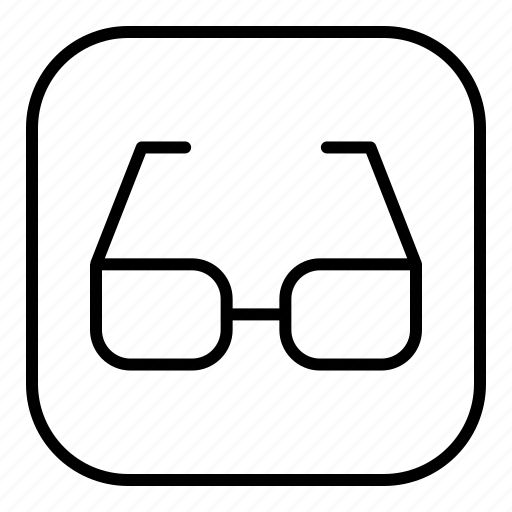 Glasses, read, view, sunglasses, user, interface icon - Download on Iconfinder