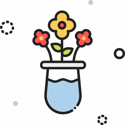 Decoration, flower, plant, vase icon - Download on Iconfinder