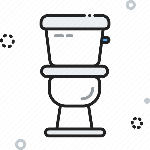 Bathroom, flush, furniture, toilet icon - Download on Iconfinder