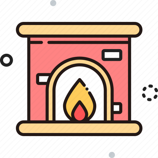 Bonfire, fire, fireplace, home icon - Download on Iconfinder