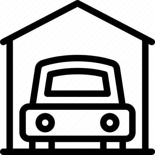 Car house, car parking, garage, home garage icon - Download on Iconfinder