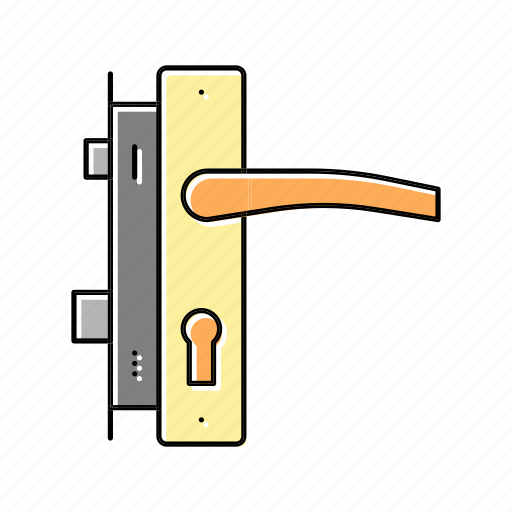 Door, handle, lock, interior, doors, types icon - Download on Iconfinder