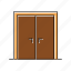 double, wooden, door, doors, types, swing 