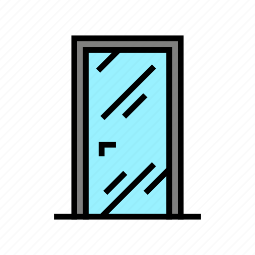 Door, doors, glass, sliding, swing, types icon - Download on Iconfinder