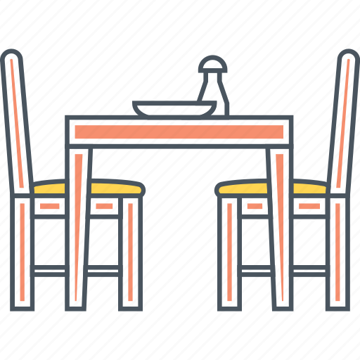 Dining, table, chair, dinner, furniture icon - Download on Iconfinder