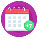 planner, reminder, babywearing week calendar, yearbook, date
