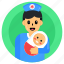 pediatric nursing, nurse with newborn, nurse holding baby, baby nurse, infant nurse 