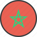 african, country, flag, morocco