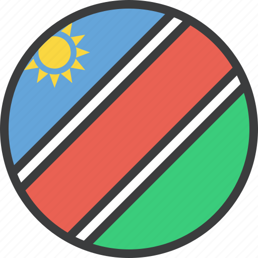 African, country, flag, namibia, namibian icon - Download on Iconfinder