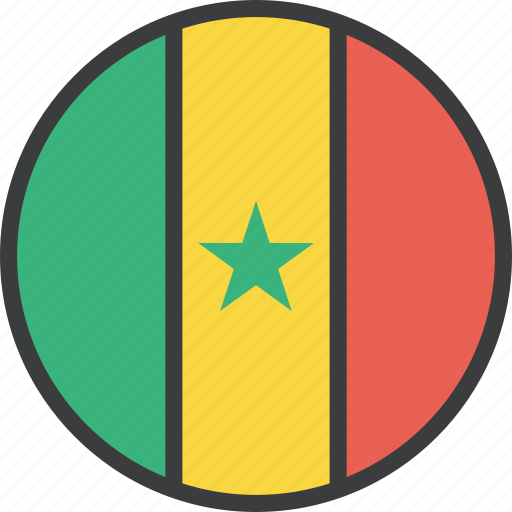 African, country, flag, senegal icon - Download on Iconfinder