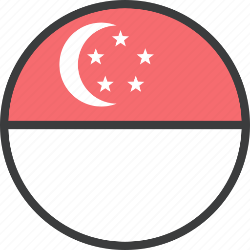 Asian, country, flag, singapore, singaporean icon - Download on Iconfinder