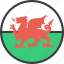 country, european, flag, wales, welsh 