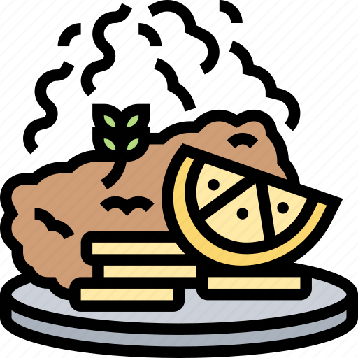 Fish, chips, fillet, cuisine, dinner icon - Download on Iconfinder