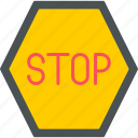 stop, sign, miscellaneous, road, street, warning