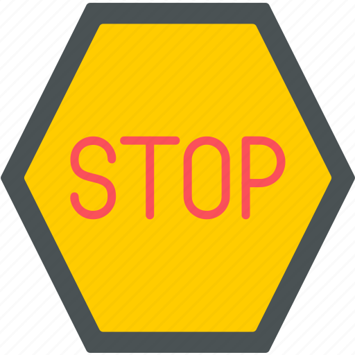 Stop, sign, miscellaneous, road, street, warning icon - Download on Iconfinder